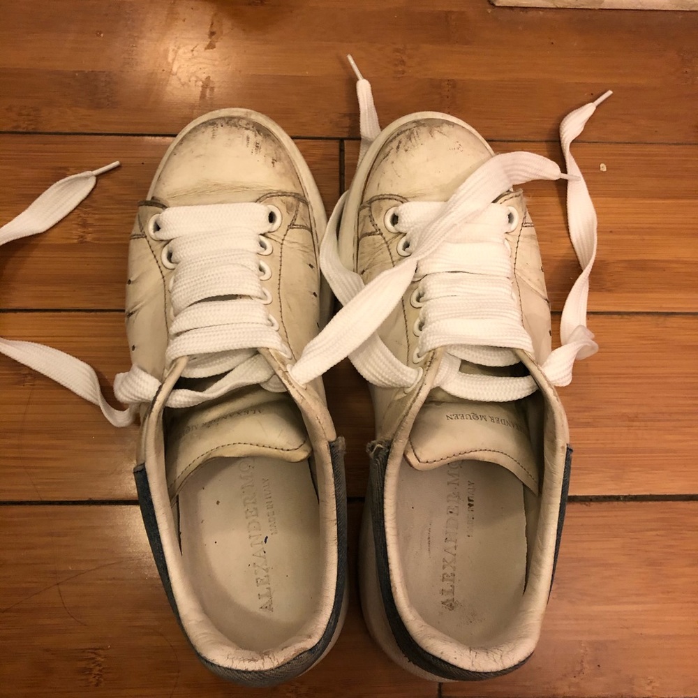 leather sneakers